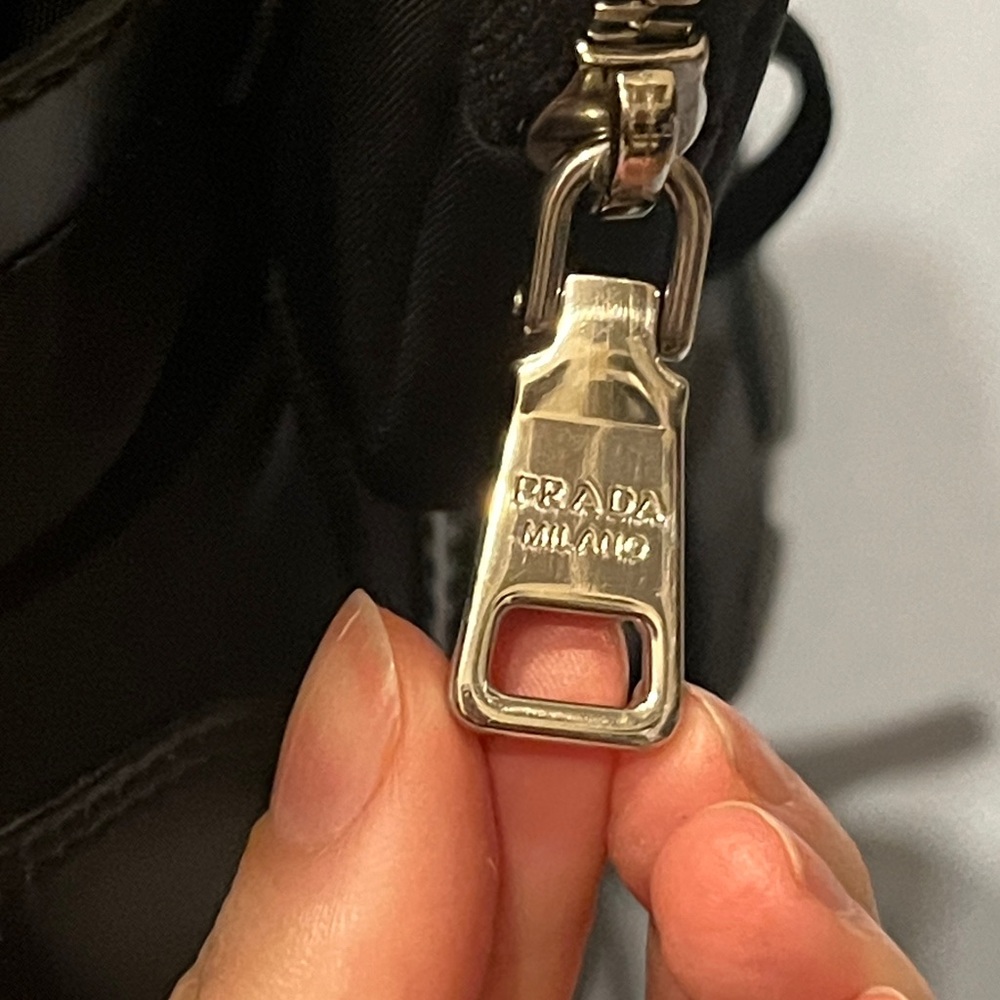 Prada Monilith Black Leather Combat Boots - Picture 6 of 11